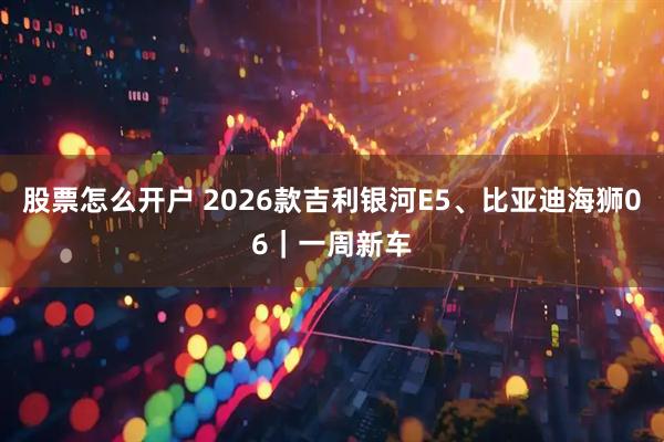 股票怎么开户 2026款吉利银河E5、比亚迪海狮06｜一周新车
